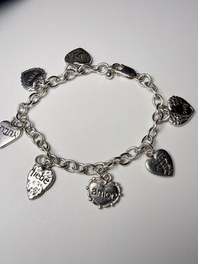 Sterling Silver Charm Bracelet